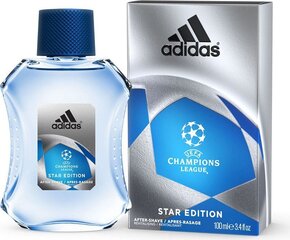 Raseerimisjärgne losjoon Adidas UEFA Champions League Star Edition 100 ml hind ja info | Lõhnastatud kosmeetika meestele | kaup24.ee