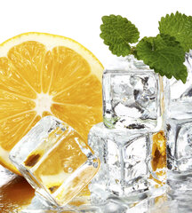 Фотообои - Лимон и лед 225х250 см цена и информация | Фотообои | kaup24.ee