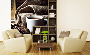 Фотообои - Кофейная чашка 225х250 см цена и информация | Фотообои | kaup24.ee