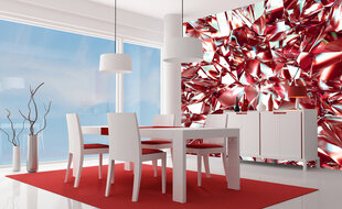 Фотообои - Красный кристалл 225х250 см цена и информация | Фотообои | kaup24.ee