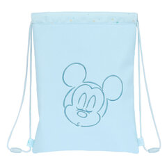Спортивный рюкзак со шнурами Mickey Mouse Clubhouse, светло-голубой (26 x 34 x 1 см) цена и информация | Школьные рюкзаки, спортивные сумки | kaup24.ee