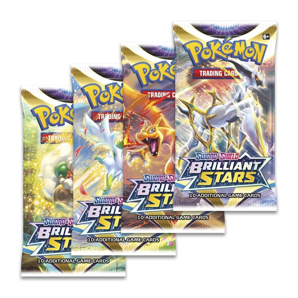 Pokemon TCG - Sword & Shield 9 Brilliant Stars Build & Battle Stadium Box hind ja info | Lauamängud ja mõistatused | kaup24.ee