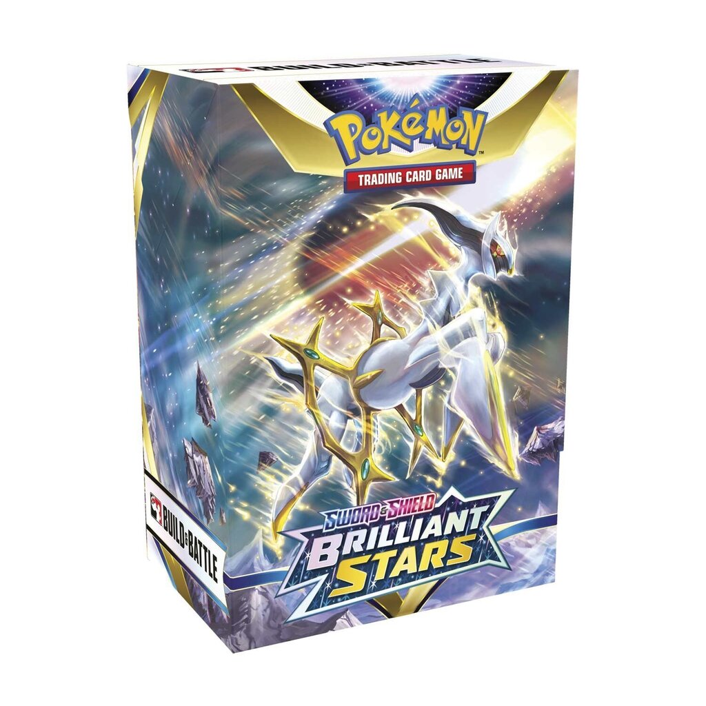 Pokemon TCG - Sword & Shield 9 Brilliant Stars Build & Battle Stadium Box hind ja info | Lauamängud ja mõistatused | kaup24.ee