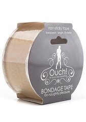 Стягивающая лента Ouch! Bondage Tape, прозрачная цена и информация | БДСМ и фетиш | kaup24.ee