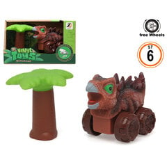 Игрушечная машинка Dinosaur Series, коричневая цена и информация | Игрушки для мальчиков | kaup24.ee