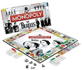 Lauamäng Hasbro Monopoly Beatles Collector's Edition, EN hind ja info | Lauamängud ja mõistatused | kaup24.ee