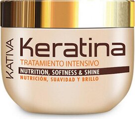 Juuksemask Kativa Nourishing Hair Mask Kativa Keratine (250 g) hind ja info | Maskid, õlid, seerumid | kaup24.ee