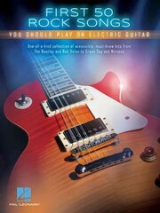 First 50 Rock Songs: You Should Play on Electric Guitar цена и информация | Книги об искусстве | kaup24.ee