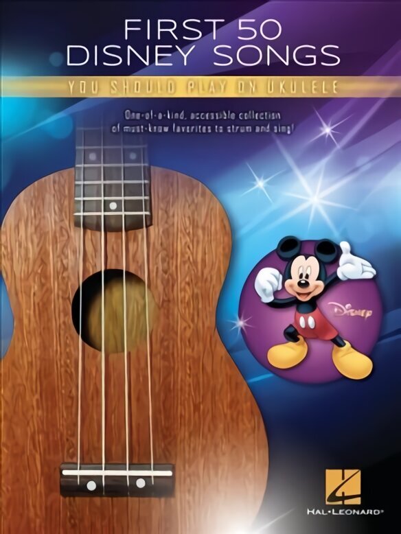 First 50 Disney Songs You Should Play on Ukulele цена и информация | Kunstiraamatud | kaup24.ee