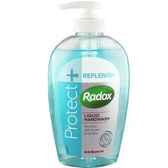 Desinfitseeriv kätegeel Protect+ Replenish Radox, 250 ml hind ja info | Kehakreemid, losjoonid | kaup24.ee