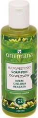 Šampoon Orientana Ajurvedic Neem and Green Tea, 210 ml цена и информация | Шампуни | kaup24.ee
