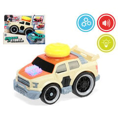 Mänguauto heli ja valgusega Stunt car Crash, oranž hind ja info | Poiste mänguasjad | kaup24.ee