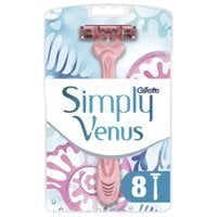 Одноразовые бритвы для женщин Gillette Venus Simply3, 8 шт цена и информация | Косметика и средства для бритья | kaup24.ee