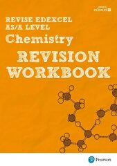 Pearson REVISE Edexcel AS/A Level Chemistry Revision Workbook: for home learning, 2022 and 2023 assessments and exams цена и информация | Книги по экономике | kaup24.ee