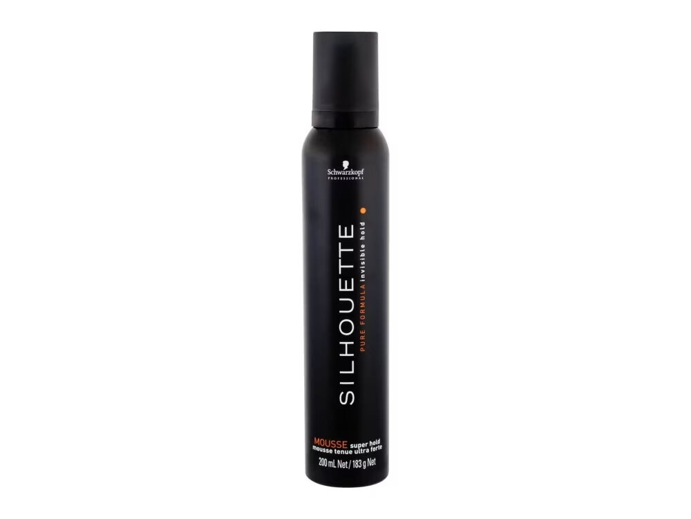 Tugeva hoidmisega juuksevaht Schwarzkopf Professional Silhouette Super Hold Mousse, 200 ml цена и информация | Viimistlusvahendid juustele | kaup24.ee