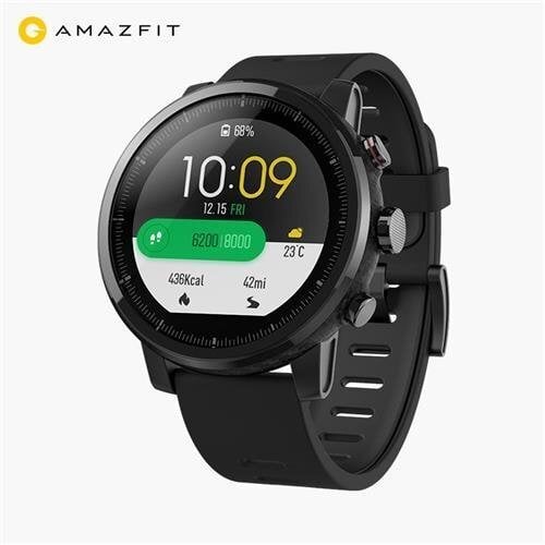 Nutikell Xiaomi Amazfit 2 Stratos, must цена и информация | Nutikellad (smartwatch) | kaup24.ee