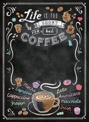 Pusle Black Board "Coffee" Clementoni, 1000 tk цена и информация | Пазлы | kaup24.ee