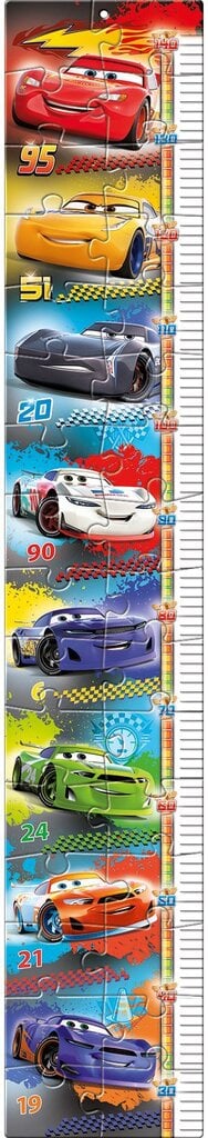 Pusle-kõrgusmõõtja Lightning McQueen (Cars) Clementoni, 30 tk. hind ja info | Pusled | kaup24.ee