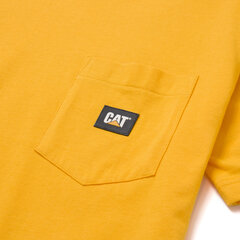 Meeste T-särk CAT 1010015 yellow цена и информация | Мужские футболки | kaup24.ee