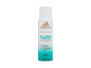 Дезодорант-спрей Adidas Pure Fresh 24h 100 мл цена и информация | Дезодоранты | kaup24.ee