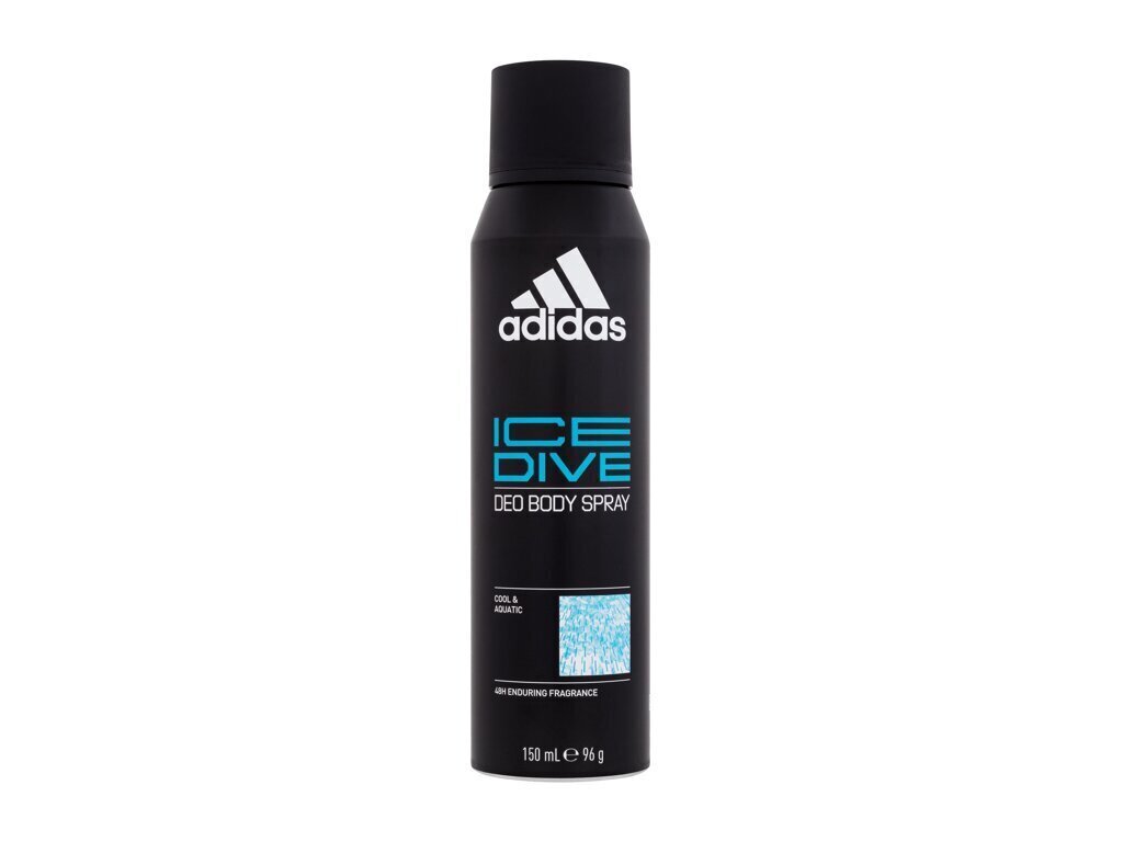 Spreideodorant meestele Adidas Ice Dive 150 ml цена и информация | Deodorandid | kaup24.ee