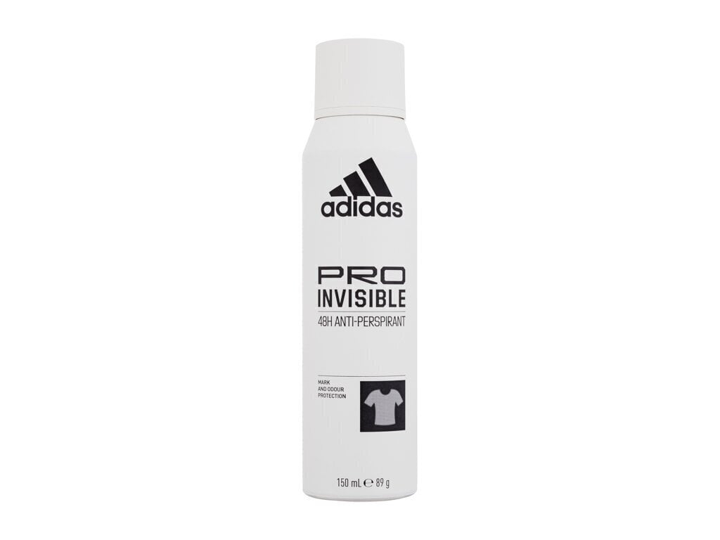 Spreideodorant Adidas Pro Invisible 48h 150 ml hind ja info | Deodorandid | kaup24.ee