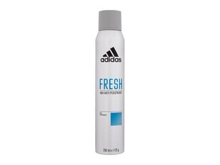 Дезодорант-спрей для мужчин Adidas Fresh 200 мл цена и информация | Adidas Личная гигиена | kaup24.ee