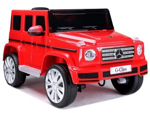 Elektriauto lastele Mercedes G500, punane цена и информация | Электромобили для детей | kaup24.ee