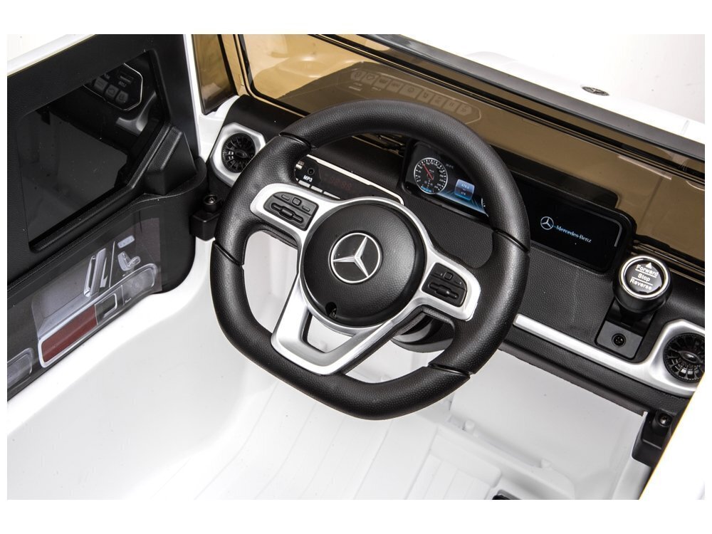 Elektriauto lastele Mercedes G500, valge цена и информация | Laste elektriautod | kaup24.ee