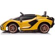 Elektriauto lastele Lamborghini Sian, kollane цена и информация | Laste elektriautod | kaup24.ee