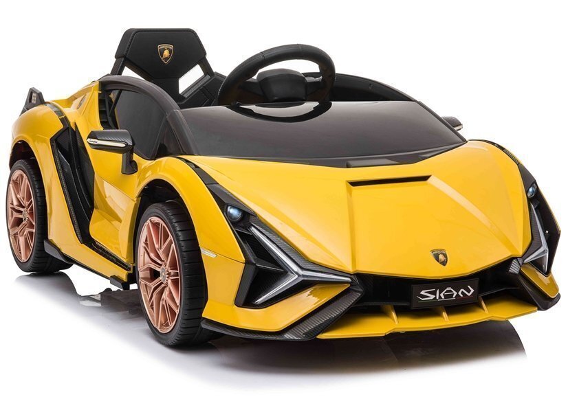 Elektriauto lastele Lamborghini Sian, kollane hind ja info | Laste elektriautod | kaup24.ee