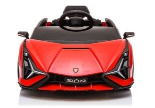 Elektriauto lastele Lamborghini Sian, punane hind ja info | Laste elektriautod | kaup24.ee