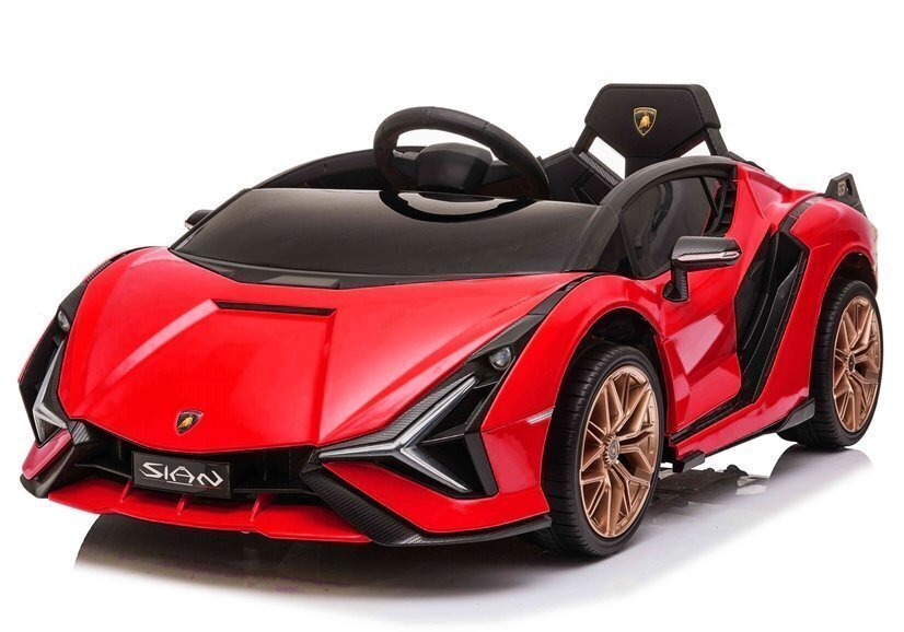 Elektriauto lastele Lamborghini Sian, punane hind ja info | Laste elektriautod | kaup24.ee
