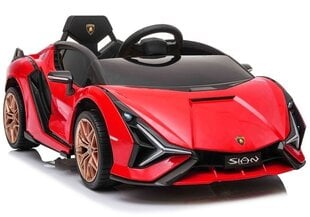 Elektriauto lastele Lamborghini Sian, punane цена и информация | Электромобили для детей | kaup24.ee