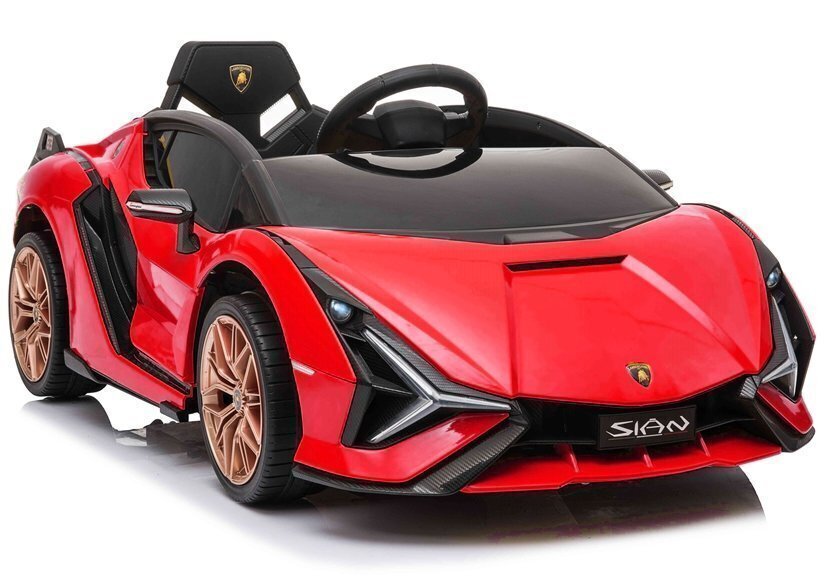 Elektriauto lastele Lamborghini Sian, punane hind ja info | Laste elektriautod | kaup24.ee