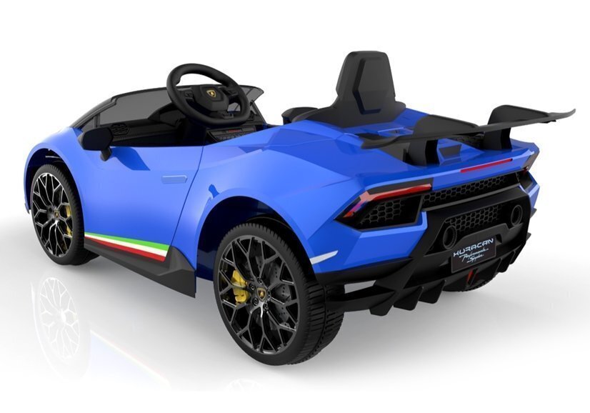 Elektriauto lastele Lamborghini Huracan, sinine hind ja info | Laste elektriautod | kaup24.ee