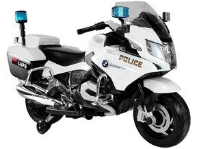 Elektriline mootorratas lastele BMW R1200 Police, valge цена и информация | Электромобили для детей | kaup24.ee