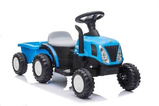 Elektriline traktor haagisega A009, sinine цена и информация | Электромобили для детей | kaup24.ee