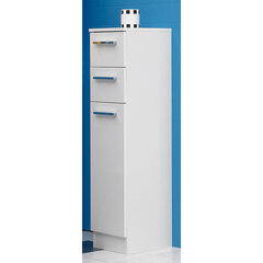 Нижний шкаф в ванную 335 белый цена и информация | Шкафчики для ванной | kaup24.ee