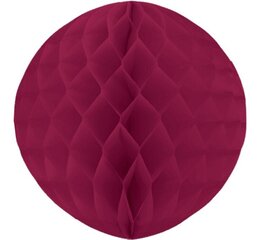 Бумажный шар 30 см, цвет: бордовый PF-KDBO30 цена и информация | Праздничные декорации | kaup24.ee
