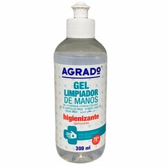 Дезинфицирующий гель для рук Agrado (300 ml) цена и информация | Кремы, лосьоны для тела | kaup24.ee