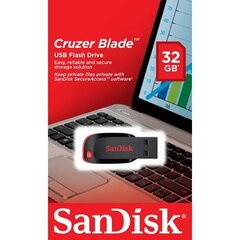 Mälupulk SanDisk SDCZ50032GB35, 32GB hind ja info | Sandisk Arvutid ja IT- tehnika | kaup24.ee