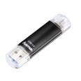 Mälupulk Hama Laeta Twin, USB 2.0​​​​​​​, 32 GB, 10 MB/s, must