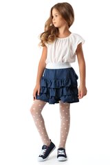 Dots tüdrukute 20DEN valged sukkpüksid Dotswhite hind ja info | Tüdrukute sukkpüksid ja sokid | kaup24.ee