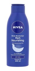 NIVEA молочко для тела для сухой кожи, 400 мл цена и информация | Кремы, лосьоны для тела | kaup24.ee