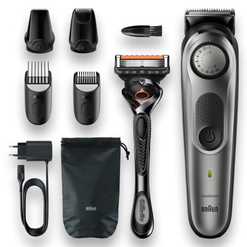 BT7320 habemetrimmer Braun / piirel hind ja info | Juukselõikusmasinad, trimmerid | kaup24.ee