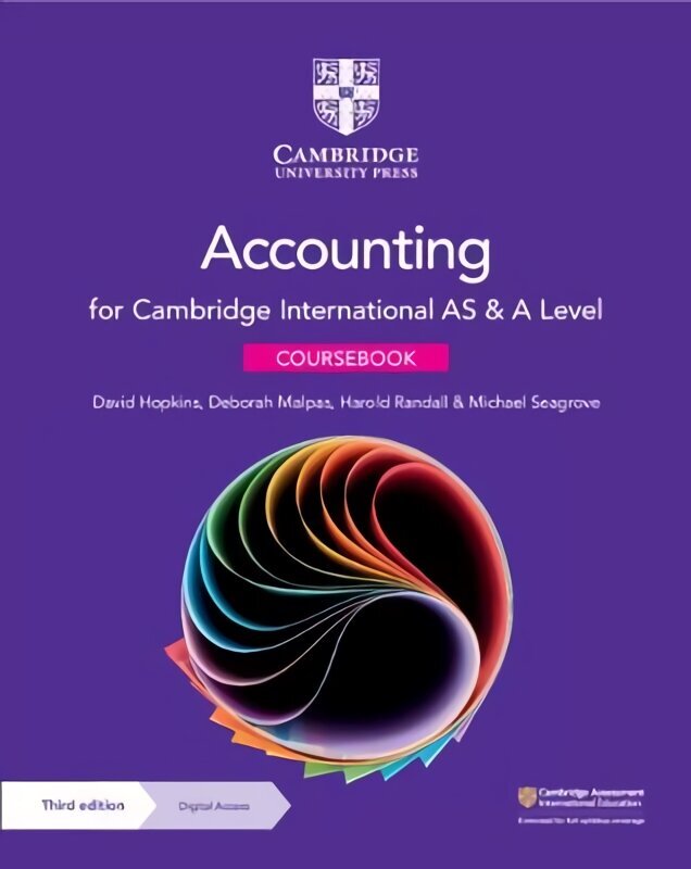 Cambridge International AS & A Level Accounting Coursebook with Digital Access (2 Years) 3rd Revised edition цена и информация | Majandusalased raamatud | kaup24.ee