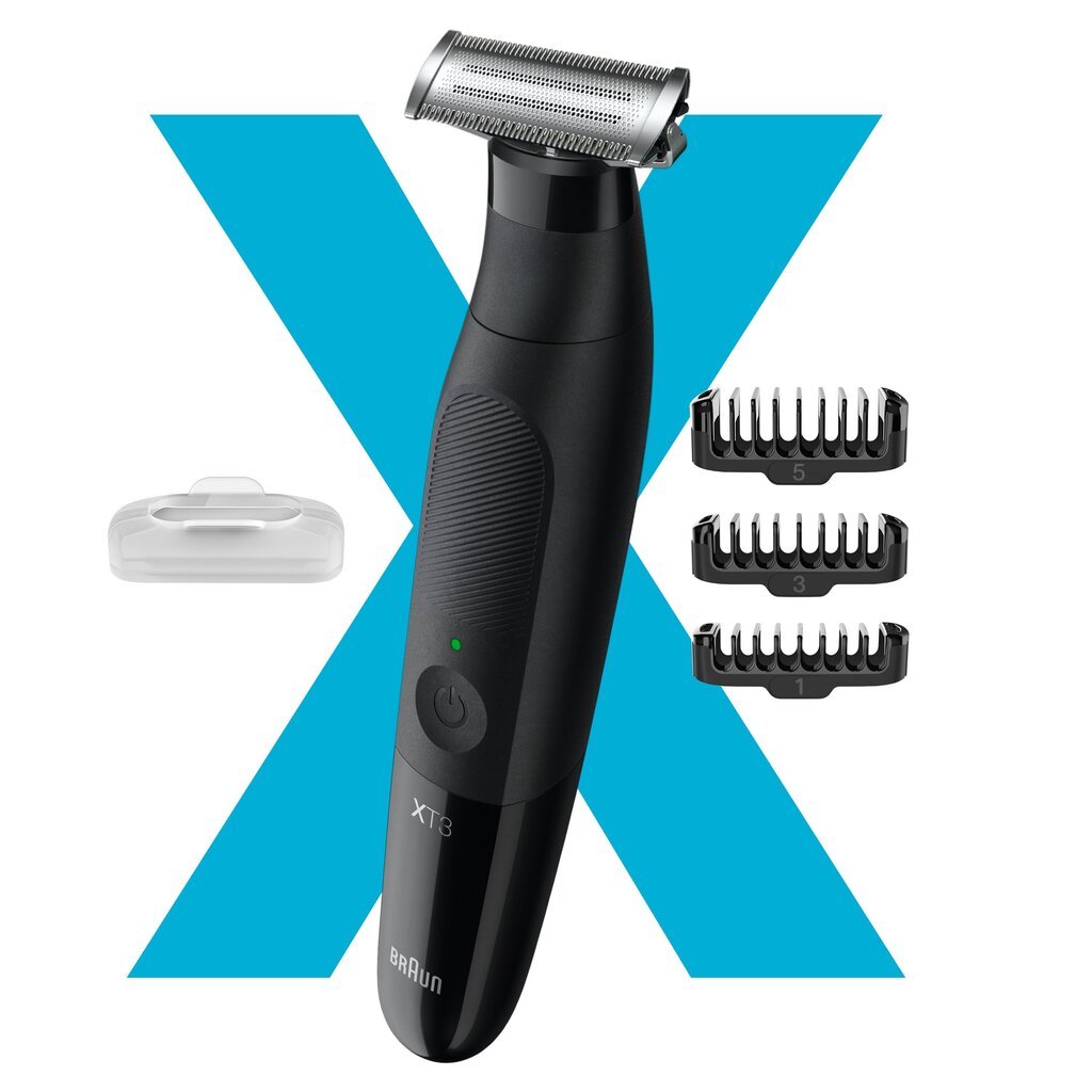 XT3100 Braun Series X habemetrimmer/piirel, pardel ja kehahoolduskomplekt meestele hind ja info | Pardlid | kaup24.ee