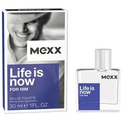 Parfüüm Mexx Life is Now for Him EDT 50ml цена и информация | Мужские духи | kaup24.ee