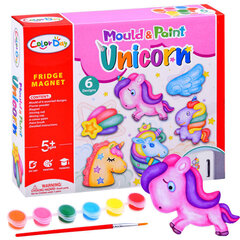 Loominguline komplekt Unicorn magnetite valmistamiseks kipsist hind ja info | Arendavad mänguasjad | kaup24.ee